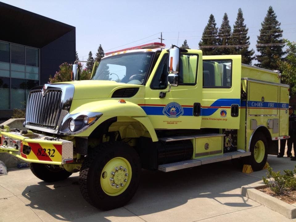 OES Rosenbauer Type III Model 34 wildland engine assigned to OFD.